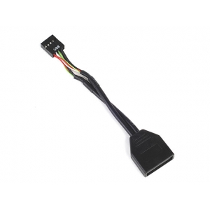 Adaptador Interno USB 3.0 19 pin a USB 2.0 10 cm