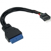 Adaptador Interno USB 3.0 Hembra a USB 2.0 Macho 15 cm